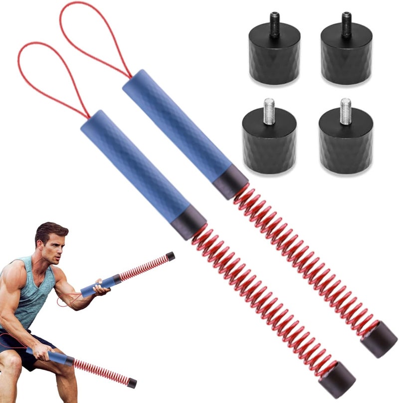 TraVisonyx Ropeless Battle Rope,2PCS Adjustable Weight Battle Rope,Battle Ropes for Home Gym, Portable Exercise Ropes for Strength Training and Aerobic Exercise Core Muscle Training - Image 1